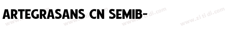 artegrasans cn semib字体转换